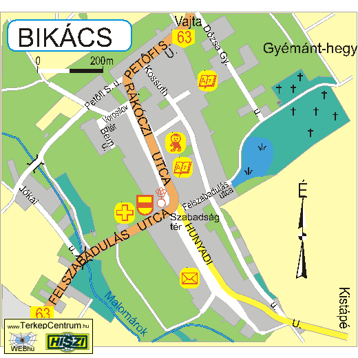 bikács térkép BIKÁCS   G Portál bikács térkép